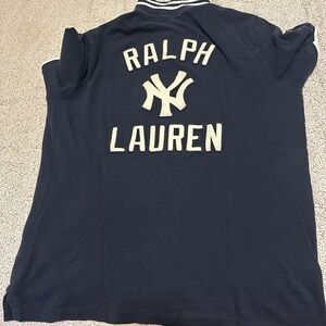 Ralph Lauren Dark Blue Polo with White Accents